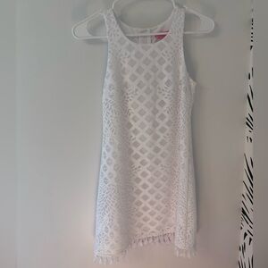 Lilly Pulitzer White Lace Dress